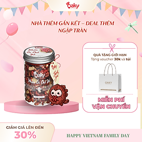 Nhân Óc Chó Đỏ Oaky 350gram (Size Lớn) - Nhập Khẩu Mỹ, Ăn Kiêng Healthy, Giàu Omega 3-6-9