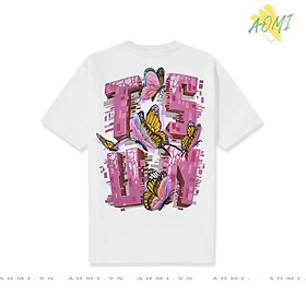 Áo thun - Butterfly Trắng phông teen Thời trang AOMI