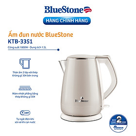 Mua Ấm Đun Siêu Tốc 2 Lớp Bluestone KTB-3351 - 1.5L (Màu Ngẫu Nhiên) - Hàng chính hãng