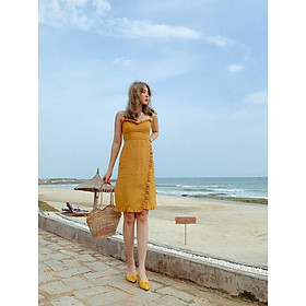 Hình ảnh Đầm dây vàng Delia Dress Gem Clothing SP000860