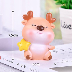 Mô hình Hươu mập dễ thương cho các bạn trang trí móc khóa, làm Jibbitz, DIY