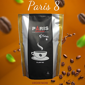 Cà phê bột pha phin Paris 8 - Đậm, mạnh hương thơm đặc trưng lưu luyến [500gr]