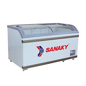 TỦ ĐÔNG TRƯNG BÀY KEM SANAKY 500 LÍT VH-888K NHÔM (R134A) - hàng chính hãng - chỉ giao HCM