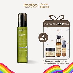 Nước Tẩy Trang Rootoo Thuần Tự Nhiên Sạch Sâu Không Cồn Dưỡng Ẩm Cho Da Khô, Da Dầu Mụn Nhạy Cảm 100ml