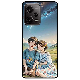 Ốp lưng cho Xiaomi Redmi 12 4G - Redmi Note 12 4G - 12 Pro 4G - 12 Pro 5G - Cặp Đôi Ngồi Đồi - Hàng Chính Hãng