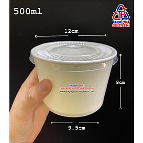 Mua 50 Tô giấy 500ml dùng đựng súp  canh   lẩu ly