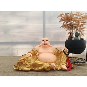 Mua Phật di lặc tam tài cao 20cm ngang 36cm sâu 22cm
