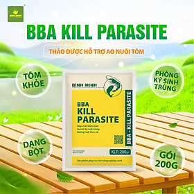 Thảo dược BBA Kill Parasite 200g – Phòng ký sinh trùng, phòng EHP, phục hồi sức khỏe tôm