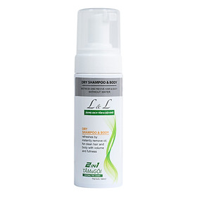 Dung Dịch Tắm Gội Khô L&L - Hương Trà Xanh (160ml)