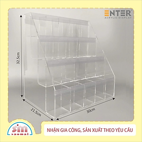 Mua Kệ trưng bày bút mica Enter TBNS05 4 tầng x 5 ngăn 30x21.5x32.5cm đứng