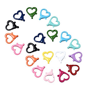 20x Lobster Claw Clasps, Colorful, ,chain Cute Clasp Hook Buckle for Jewelry Making Bag Bracelet Toy Keyring