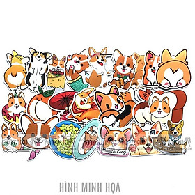Bộ Sticker Corgi Đáng Yêu