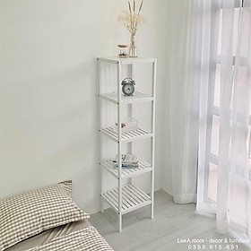 Mua Kệ Gỗ Vuông Trang Trí 5 Tầng - Màu Trắng (Hàng cao cấp loại 1)