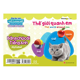 Thẻ Flashcard Theo Phương Pháp Glenn Doman - Thế Giới Quanh Em: Bảng Chữ Cái Tiếng Anh Alphabe - VPP Minh Long