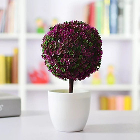Chậu cây giả Cẩm tú cầu để bàn nhiều màu