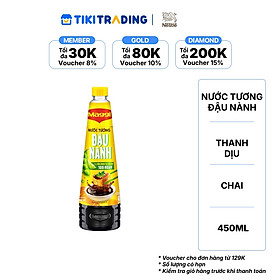 Nước Tương MAGGI Đậu Nành Thanh Dịu 450ml