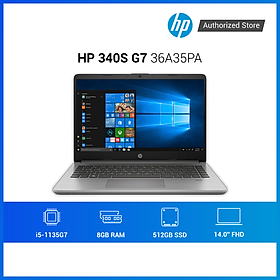 Mua Laptop HP 340s G7 (36A35PA) i5 1035G1 | 8GB RAM | 512GB SSD | 14 inch FHD | Win 10 | Xám - Hàng chính hãng