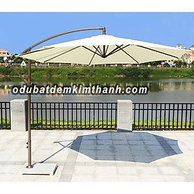 Mua Ô Dù Lệch Tâm Mái Tròn Bán Kính 1 5M (Chưa bao gồm Vỏ Chân Đế Bê Tông 55kg có bánh xe