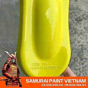 Sơn SAMURAI KUROBUSHI #S272*-màu vàng mặt trời chuyên dụng dành cho xe máy