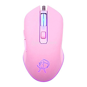 Ergonomic USB Wired Gaming Mouse 6 Button Silent  Led Backlit for PC