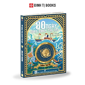 Hình ảnh Sách - 80 ngày vòng quanh thế giới (Bìa cứng) - Đinh Tị Books