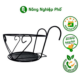 Giá đỡ chậu lan can tròn