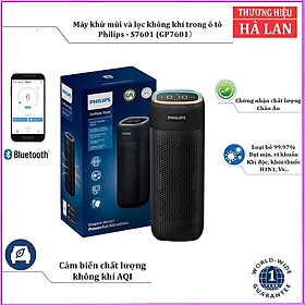 Máy khử mùi và lọc không khí trong ô tô Philips S7601 (GP7601)-hàng nhập khẩu