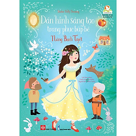 Download sách Sách Sticker Dolly Dressing - Dán Hình Sáng Tạo Trang Phục Búp Bê - Nàng Bạch Tuyết