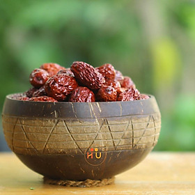 Tô gáo dừa khắc hoa văn Eri