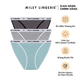 Bộ 3 Quần Lót Nữ Melagne High-Cut Miley Lingerie FCB0101 - S