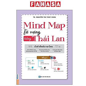 Sách - Mind Map Từ Vựng Tiếng Thái Lan - ผังคำศัพท์ภาษาไทย