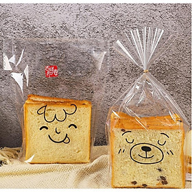 Mua Túi Bánh Bánh Mì Sandwich Cắt Lát Bánh Ngọt Trong Suốt Dạng Đứng Có Kèm Dây Buộc Họa Tiết - P10033