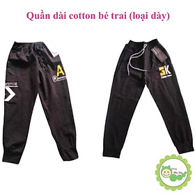 22-55kg Quần Dài Thu Đông bé trai size đại chất cotton dày dặn