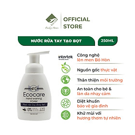 Nước rửa tay hữu cơ diệt khuẩn dạng bọt tinh dầu Quế 250ml thương hiệu Ecocare