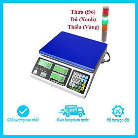 Mua Bộ sản phẩm cân cảnh báo đèn còi gồm Cân điện tử đếm Jadever JCL  Mức cân 6kg  độ chia 0.2g và đèn 3 màu HILOOK
