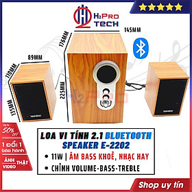 Mua Bộ 3 Loa Máy Tính Pc Cao Cấp 2.1 Bluetooth Speaker E-2202- Loa Vi Tính Để Bàn Chỉnh Âm Bass Treble Hay-H2Pro Tech