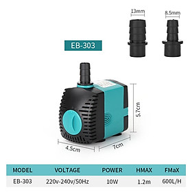 Hình ảnh Máy Bơm Chìm Cho Bể Cá EBang -(các mã) - Bơm nước hồ cá thủy sinh siêu êm - phụ kiện cá cảnh-shopleo