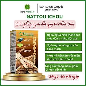 Viên uống NATTOU ICHOU bổ não, giảm mỡ máu, ngừa đột quỵ