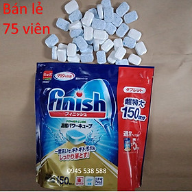 Viên rửa bát Finish Nhật 150 viên - viên rửa chén finish 150 viên dùng cho máy rửa bát loại nhỏ