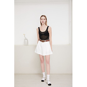 Dottie - áo thun sát nách - đen - t0773