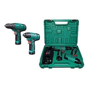 BỘ COMBO MÁY KHOAN PIN (ADJZ10-10) VÀ MÁY SIẾT VÍT DÙNG PIN (ADPL02-8) DCA ADKIT01E - HÀNG CHÍNH HÃNG