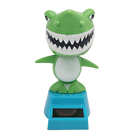 Solar Powered Dancing Shark Animal Swing Figure Toy Dashboard Car Decor