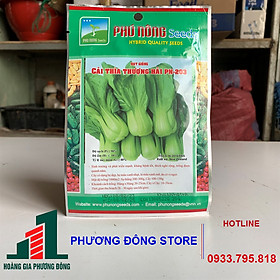 Combo 5-10 gói hạt giống rau Cải thìa Thượng Hải dễ trồng, năng suất cao - gói 20g