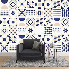 DECAL GẠCH BÔNG RETRO CỔ XƯA VIÊN WD138