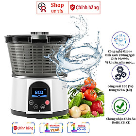 Mua Máy rửa và khử khuẩn thực phẩm bằng Ozone cao cấp AXM-810 cài đặt sẵn 6 chế độ làm sạch