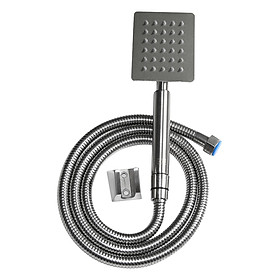 Bộ Dây Tay Sen Inox SUS 304 Vuông Eurolife EL-111SH-N (Trắng Vàng)