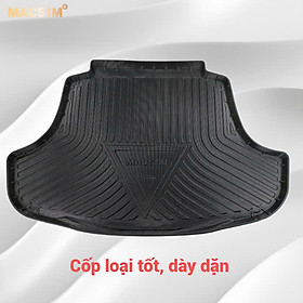 Lót cốp xe ô tô (qd) Lexus ES 2018-2021 chất liệu TPV thương hiệu Macsim màu đen