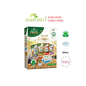 Ngũ Cốc Golden Variety Pack Xuân An ít đường Hộp 400G 25g 16 gói