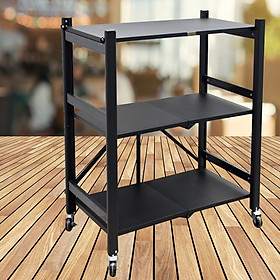 Kệ gấp thông minh 3 tầng hợp kim nhôm K-001 cao cấp Hiwin