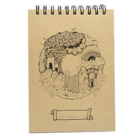 Sổ Sketchbook Alphabet - Hình Chữ O